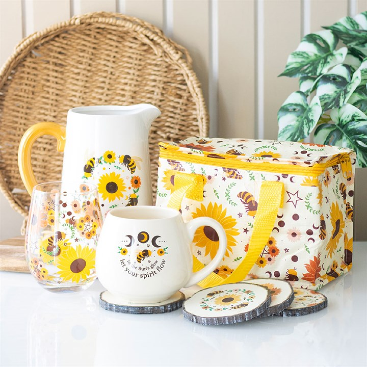 Bee and Sunflower Jug