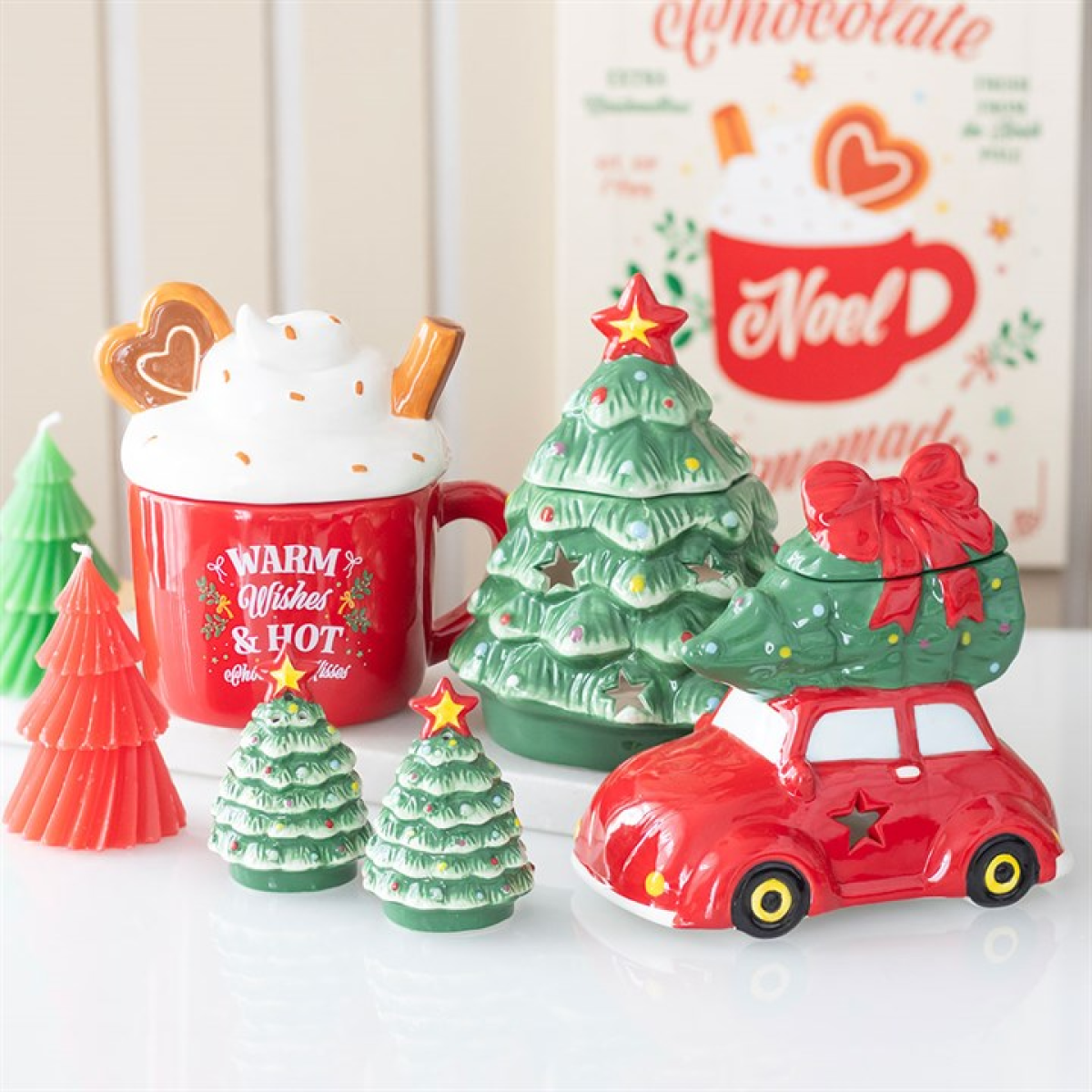 Christmas Tree Shaped Ceramic Oil Burner