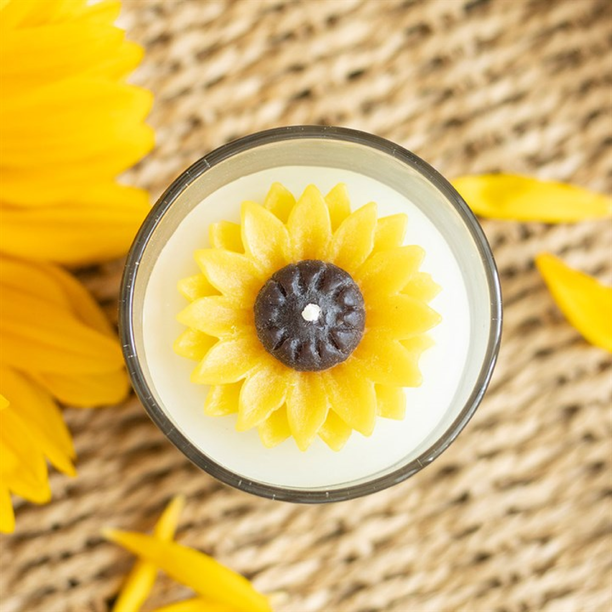 Sunshine Sunflower Candle