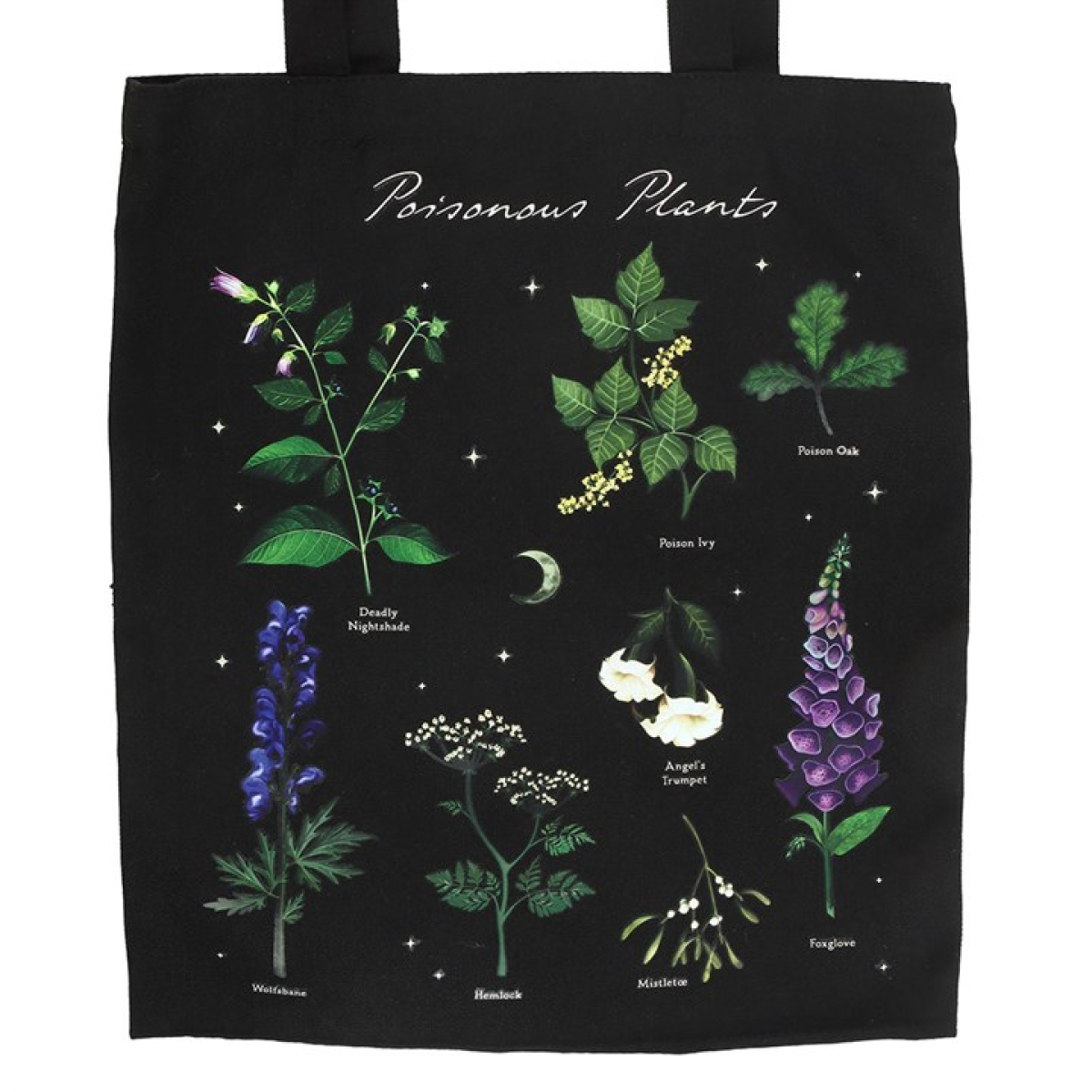 *Poisonous Plants Polycotton Tote Bag (36/72)