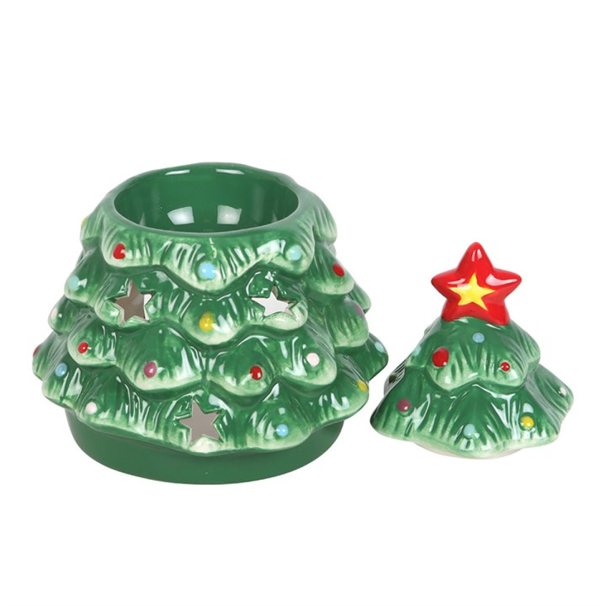 Christmas Tree Shaped Ceramic Oil Burner