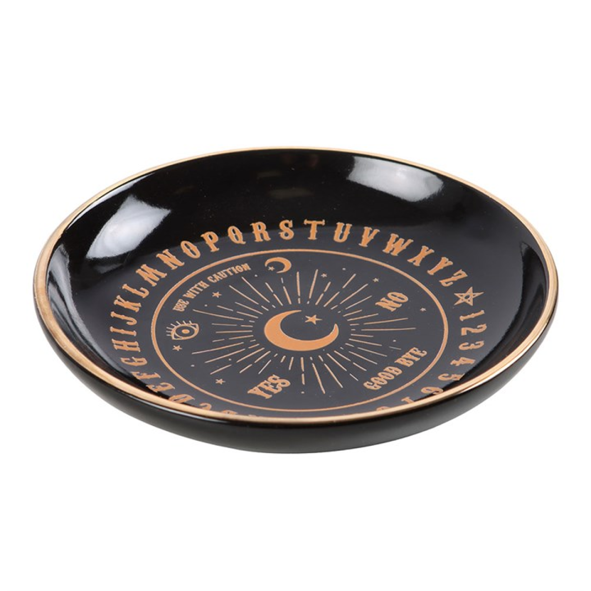 Round Black Trinket Dish