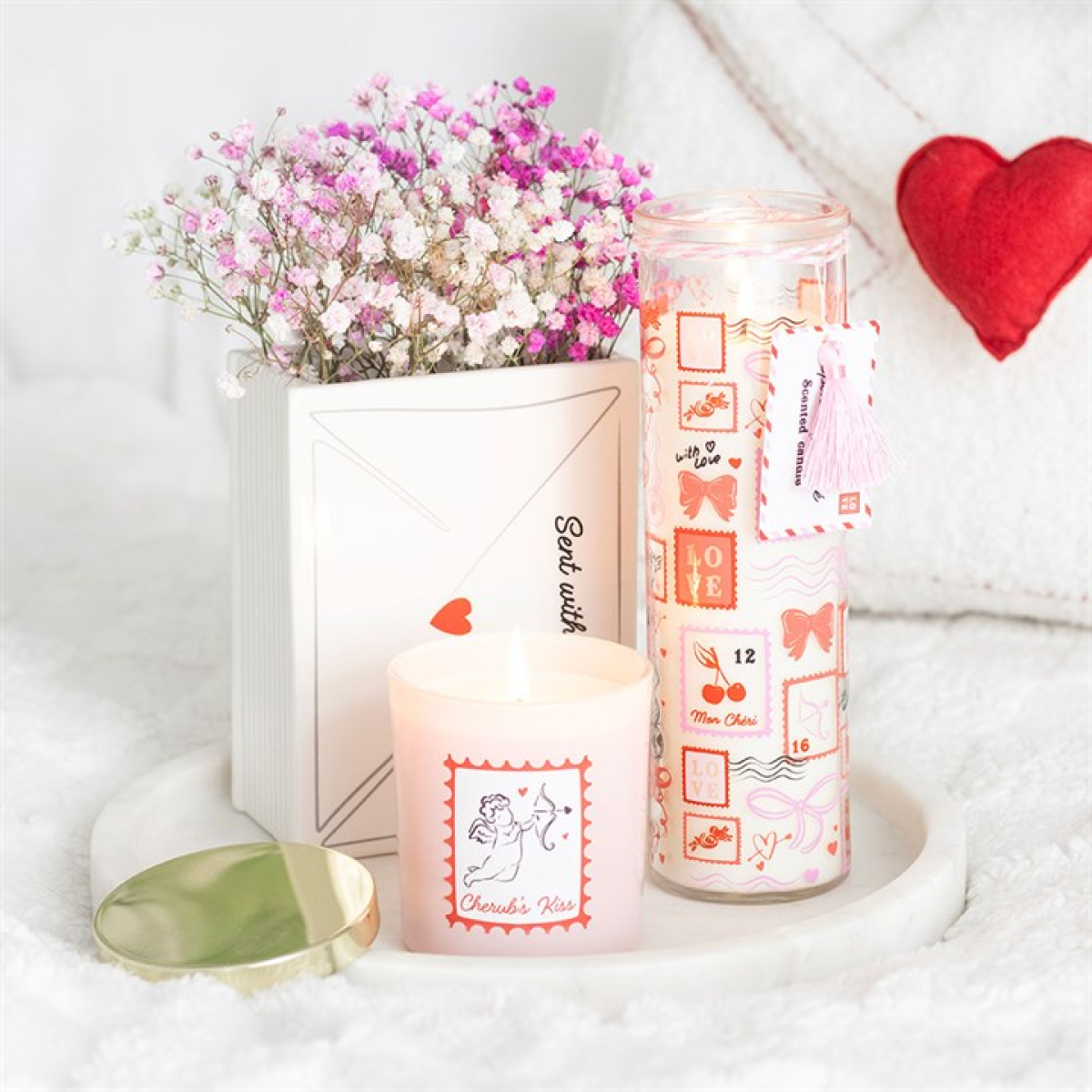 Cherub's Kiss Passionberry Peach Candle