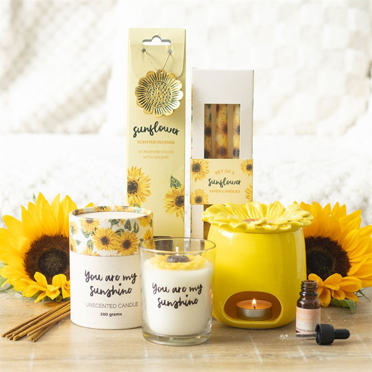 Sunshine Sunflower Candle