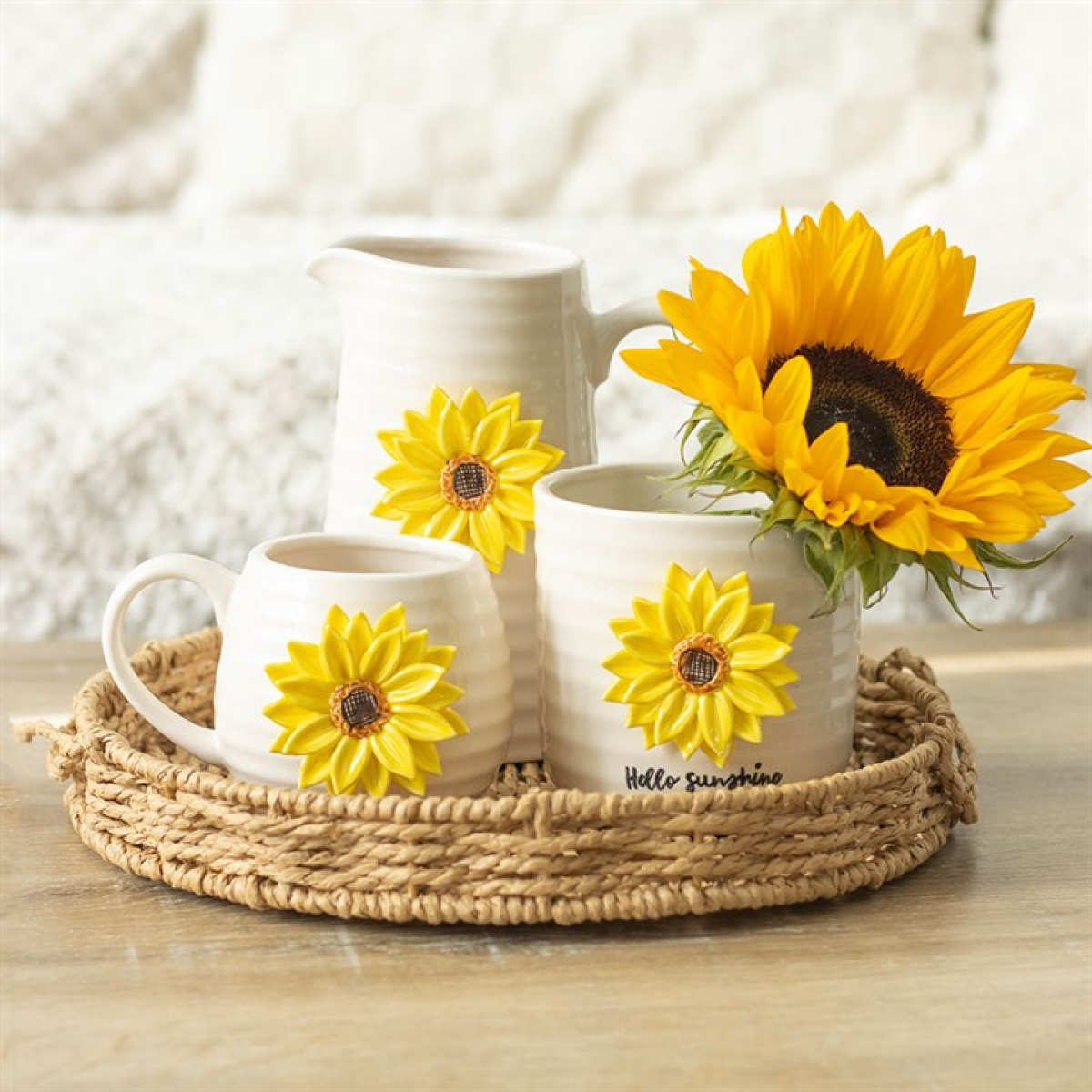 Sunflower plant pot