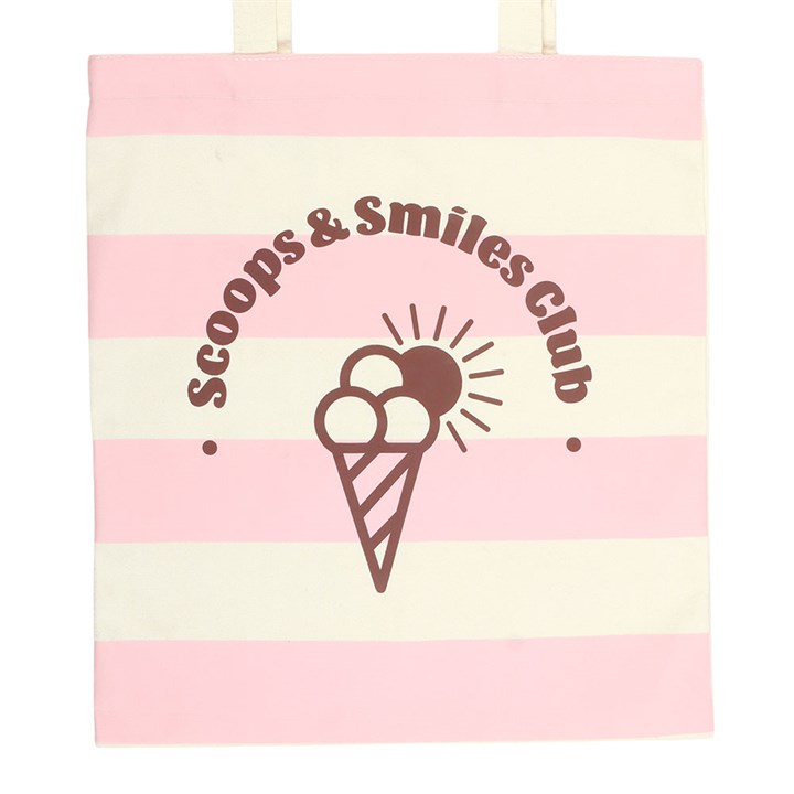 Pink Scoops & Smiles Club Tote Bag
