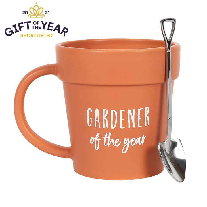 Gardener of the Year Mug and with Shovel