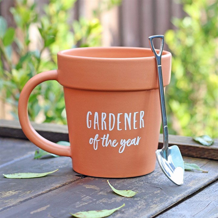 Gardener of the Year Mug and with Shovel