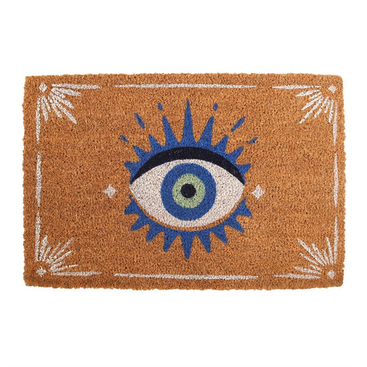 Natural Coir All Seeing Eye Doormat