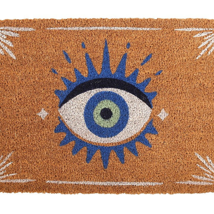 Natural Coir All Seeing Eye Doormat