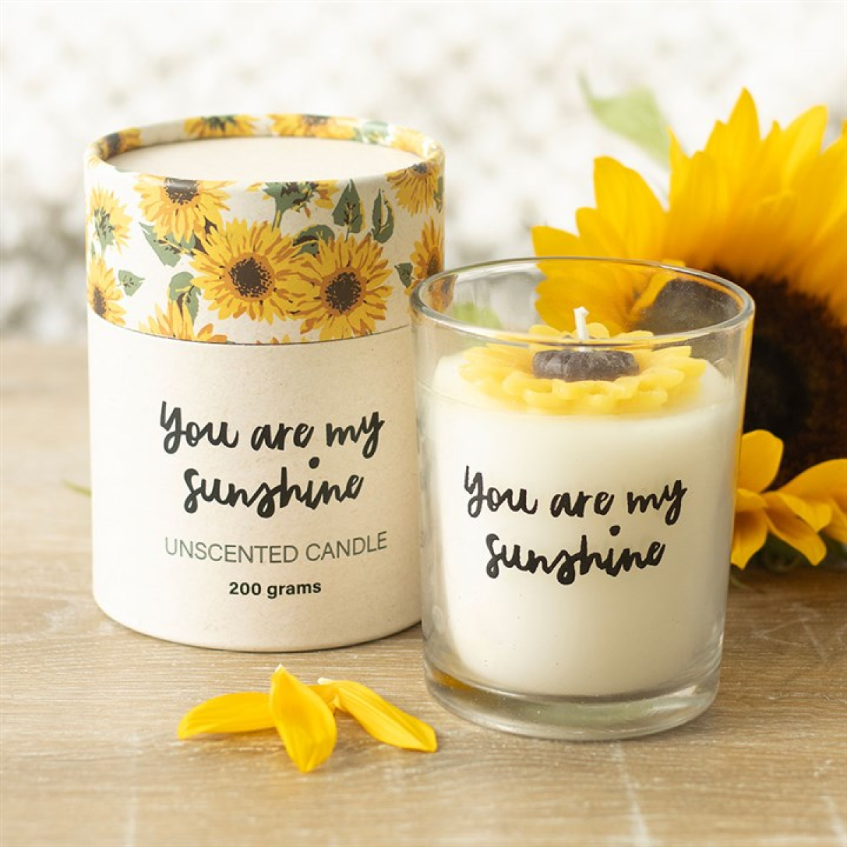 Sunshine Sunflower Candle