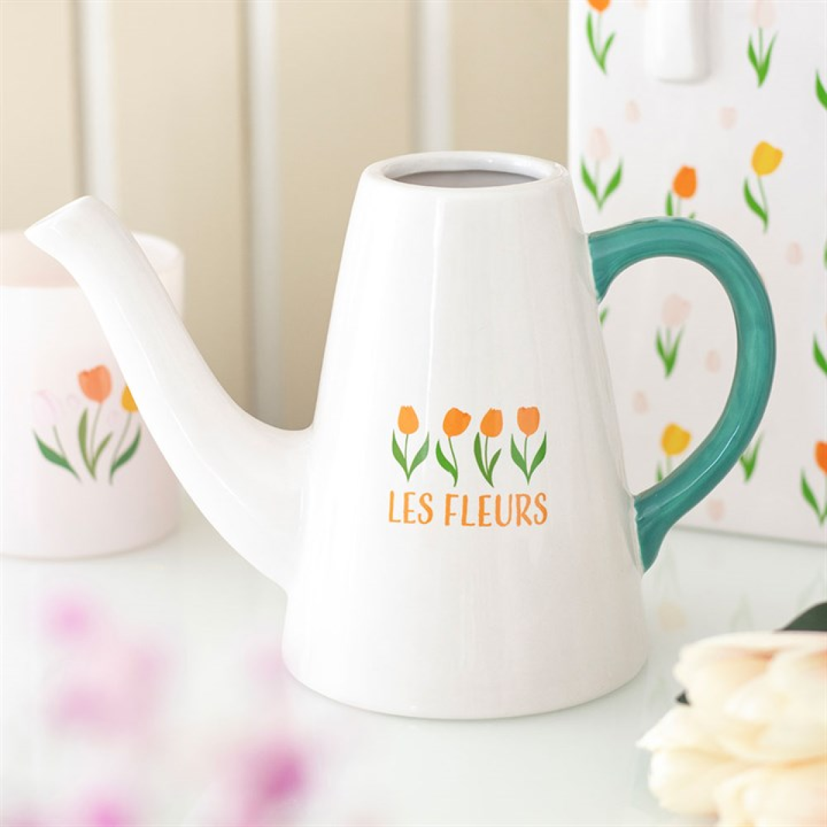 Les Fleurs Tulip Watering Can