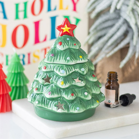 Christmas Tree Shaped Ceramic Oil Burner
